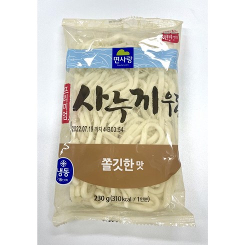 면사랑 프리미엄 사누끼우동 쫄깃한맛 230g x 40봉 (개별포장), 40개