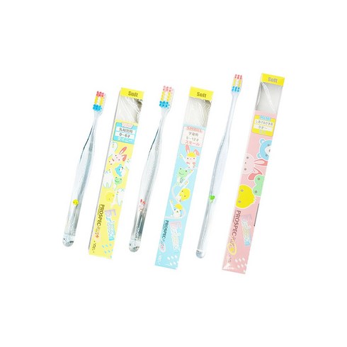 포레슨칫솔, 5개, MINI 부모지도용 0세~