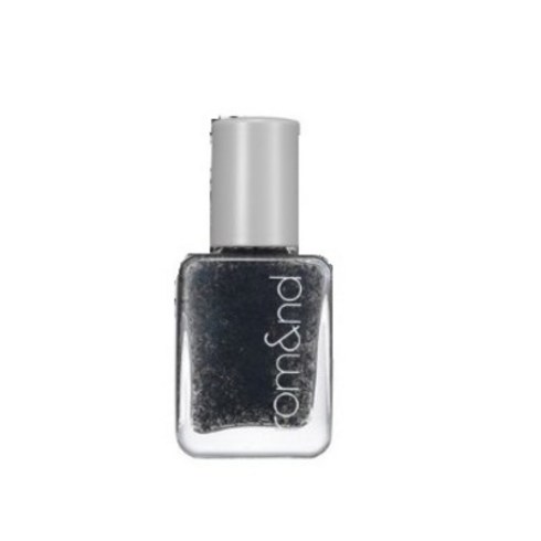 롬앤 무드 페블 네일 컬러 매니큐어 7ml, 00 크런키 블랙, 7g, 4개