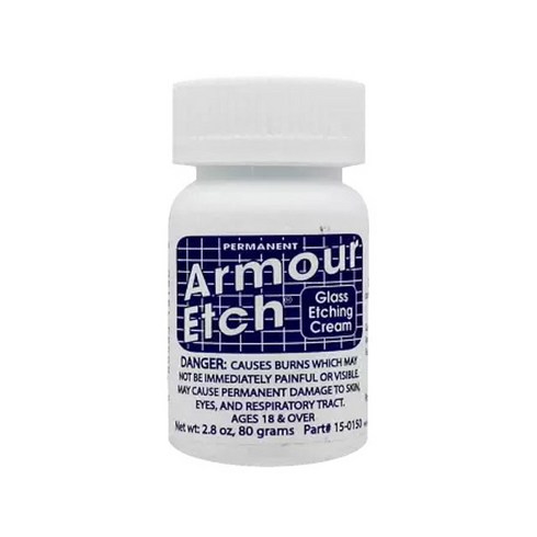 Armour 글래스 에칭 크림 2.8oz Etch Glass Etching Cream