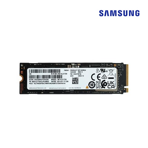 m.22230 - 삼성전자 PM9A1 M.2 NVMe SSD 512GB Gen4 2280 벌크, 단품, 단품