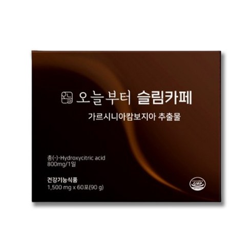 오늘부터 슬림카페 1500mg x 60포 in, 1개