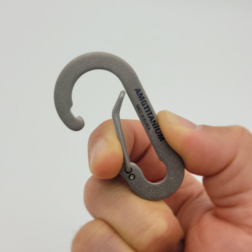 2023년 가성비 최고 티타늄s비너 - 에이엠지 티타늄 캠핑 비너19 AMG Titanium Camping Biner 19