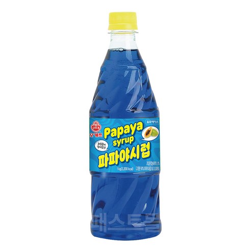 파파야시럽 - 오뚜기 파파야시럽, 1개, 1kg