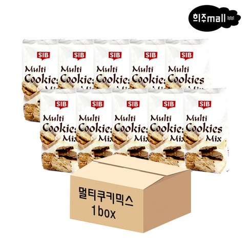 [희주몰] 선인 초간편 멀티쿠키믹스 1kg x 10개 1box, 3개