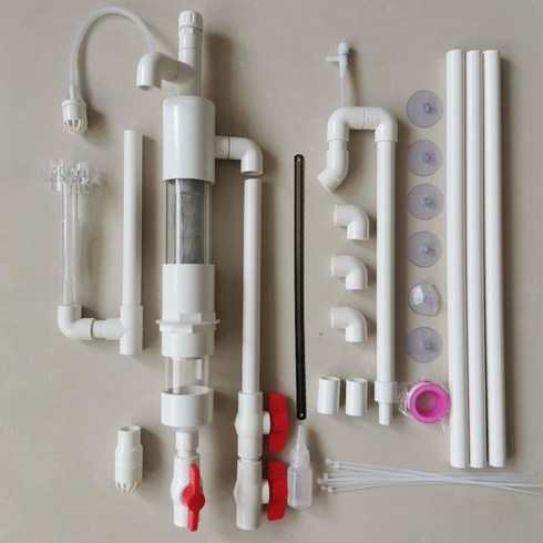 외부여과기 어항 외부형 오물 집진기 집똥기 똥집기 배설물 분리기 바닥여과조 어항청소기, 6. 25 튜브 필터 B 사이펀 풀 세트