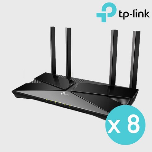 티피링크 AX3000 듀얼밴드 Wi-Fi 6 기가비트 유무선 공유기, AX53_8개, 개수