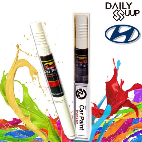 현대 스타리아 붓펜 순정컬러 붓페인트 차량용 흠집제거 도색용품 자동차 페인트, DsS_스타리아 투명 광택 마감용 붓펜, 1개