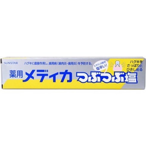 일본 썬스타 메디카 소금 치약 170g, 5개
