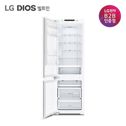 LG DIOS 빌트인 콤비 냉장고 273L M272PR35BL 희망일 배송가능