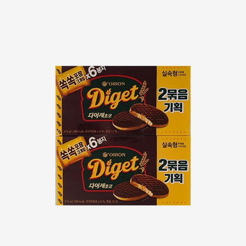 다이제 초코 6p(312gx2개), 1개, 624g