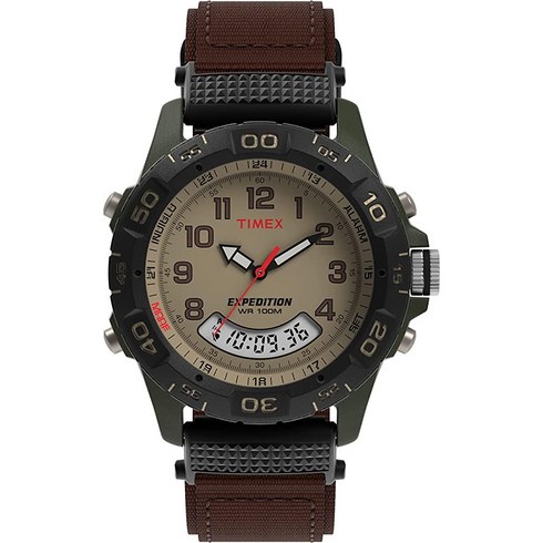 Timex 남성용 익스페디션 나일론 스트랩 손목시계 (T45181)