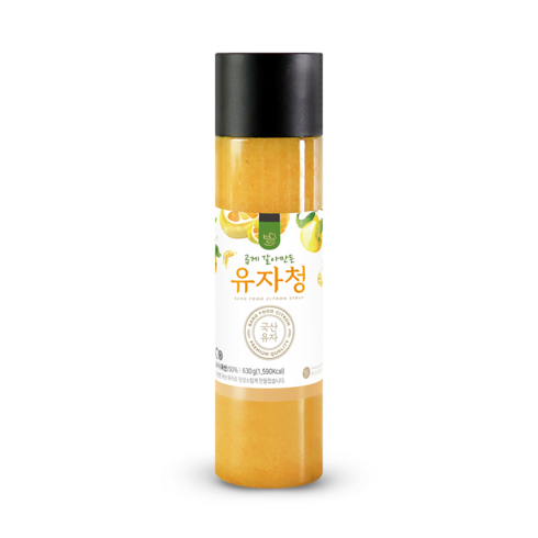 바로푸드 곱게 갈아만든 유자청 630g, 1개입, 1개