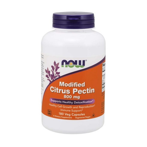 나우 푸드 모디파이 시트러스 펙틴 800mg 180정 Now Foods Modified Citrus Pectin, 1개, 180캡슐, 180개