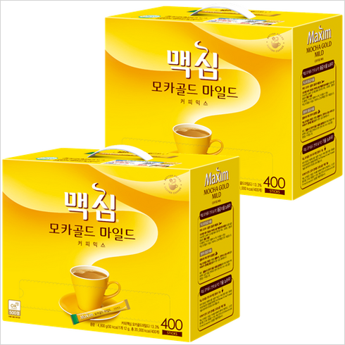 맥심 모카골드400Tx2개, 12g, 400개입, 2개