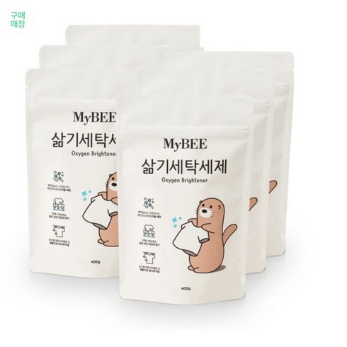 삶기세탁세제 - 마이비 삶기세탁세제, 400g, 6개