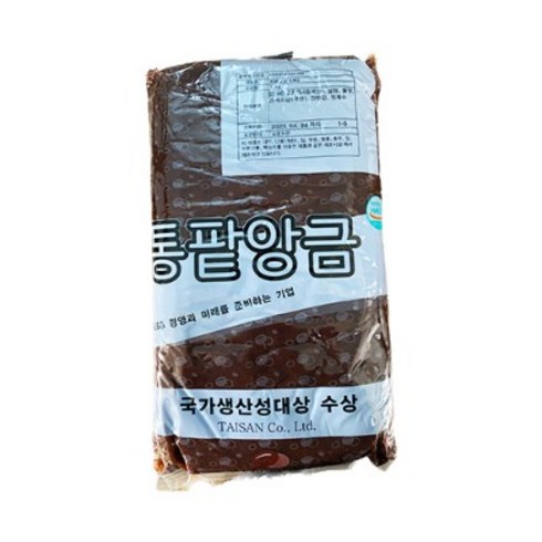 태산앙금 - 아즈끼 통팥 앙금 5kg (태산/중국산), 1개