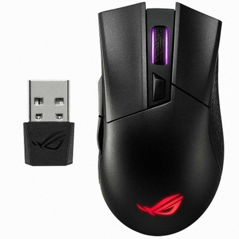 빠른 배송 ASUS ROG GLADIUS II 무선 게이밍 마우스 (기프티콘 증정), 상세참조