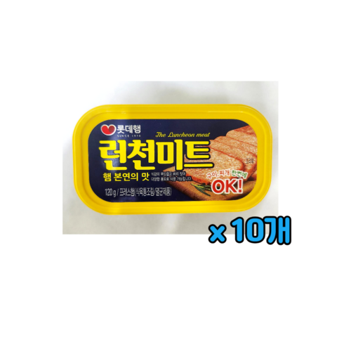 롯데런천미트 - 롯데 런천미트 120g, 10개