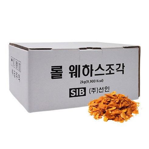 롤웨하스조각 - 선인 롤웨하스조각 2kg, 1개