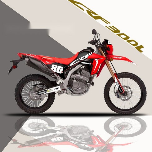 crf300l - 혼다 CRF300L 튜닝 호환 드레스업 풀데칼 스티커 필름, C, 1개