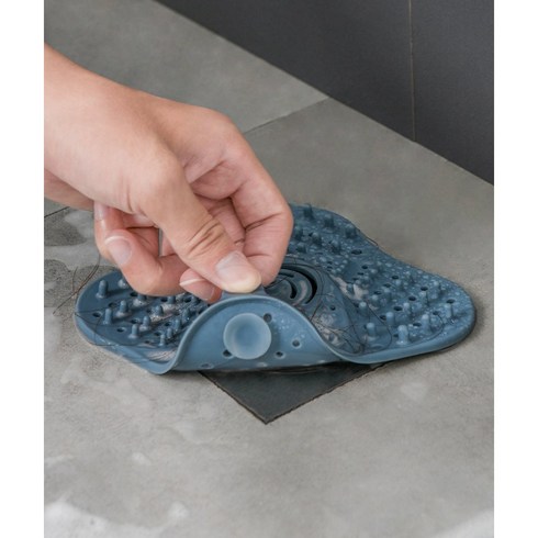 피니코니 화장실 욕실 머리카락 덮개 거름망, 블루