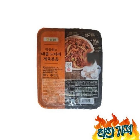 백종원의 한돈 매콤느타리 제육볶음 300g x 10팩