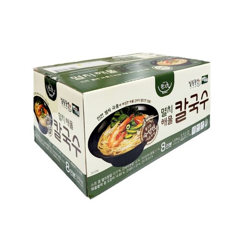 조조칼국수 - 백제 일월풍면 멸치 해물칼국수 197g _코스트코, 8개