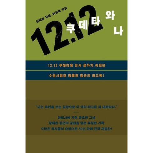 12.12 쿠데타와 나, 이콘, 장태완 저/이원복 편