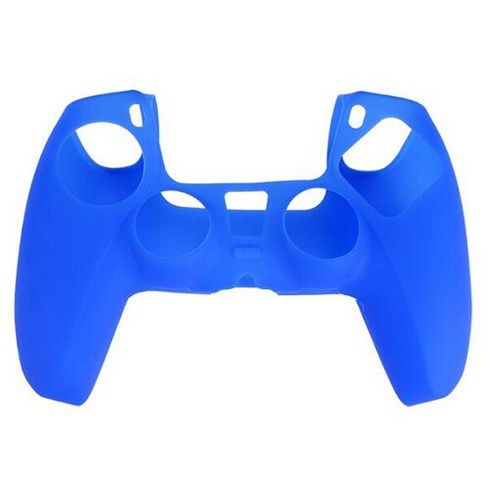 실리콘 소프트 조이패드 스킨 커버 보호 케이스 소니 플레이 스테이션 Dualshock 5 PS5 컨트롤러 게임 패드 보호 액세서리, [02] Blue, 1개