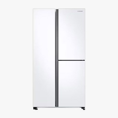 삼성전자 양문형 냉장고 RS84B5071WW Twist아이스메이커 푸드쇼케이스, 스노우 화이트(메탈)