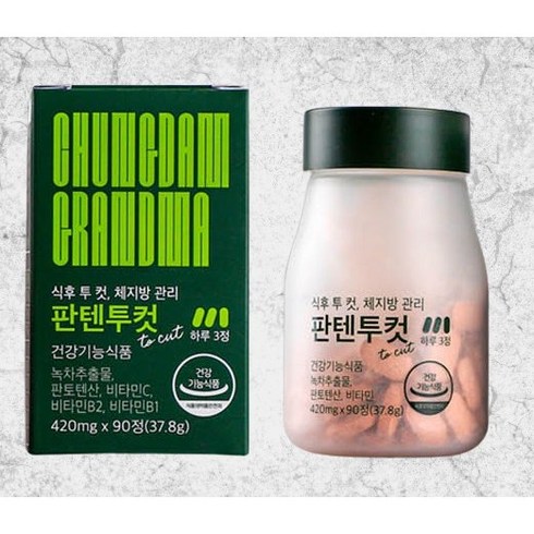판텐투컷 체지방 420mg x 90정 3박스, 1박스