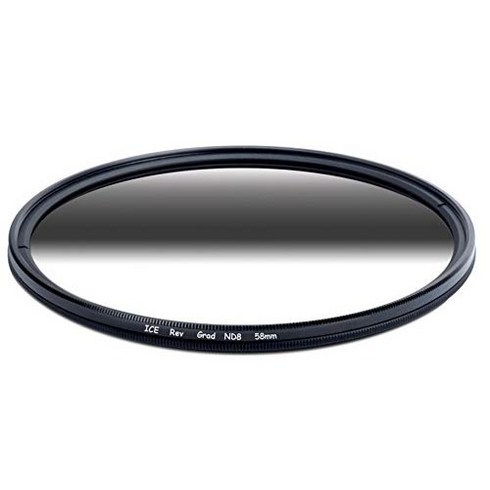 선셋리버스 - ICE 58mm Reverse Grad ND8 Sunset Filter Neutral Density ND 58 3 Stop Optical Glass, 1개, null) 1, ICE 58mm Re