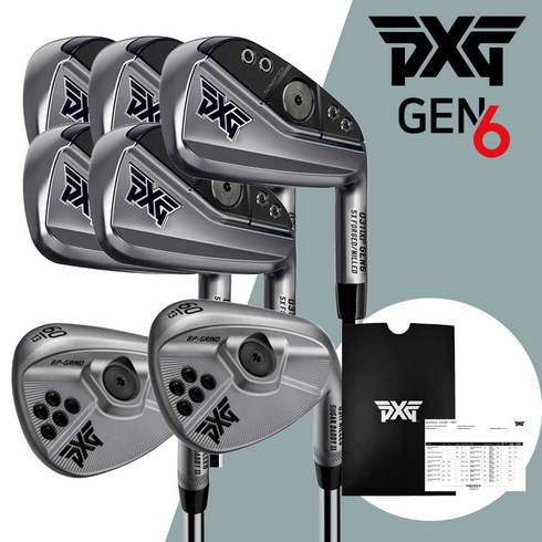 PXG 아이언세트 젠6 0311슈가대디2 웨지 피엑스지 중급자용, 0311P (5-W), 56도/60도, 그라파이트 Cypher 40g L