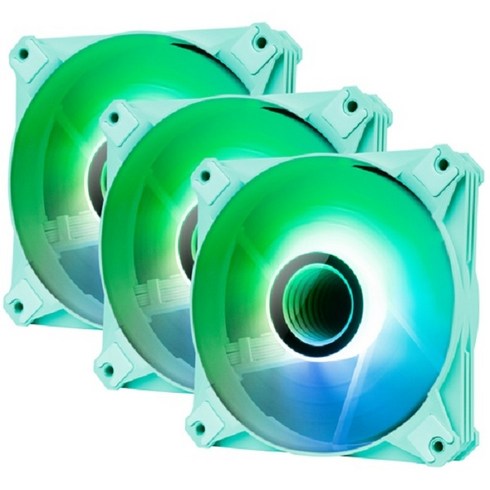 2023년 가성비 최고 darkflash인피니티8argb - DARKFLASH DARKFLASH 인피니티8 ARGB 3PACK (네오민트), 민트