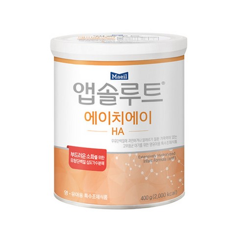 매일유업 앱솔루트 특수분유 HA 400g 4캔, 상세페이지 참조, 상세페이지 참조, 상세페이지 참조