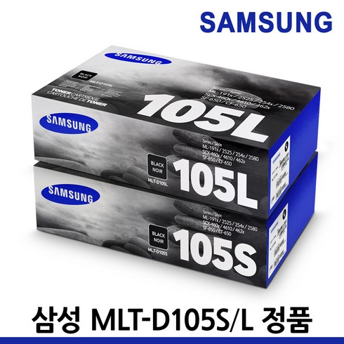 mlt-d105l - 삼성 정품 MLT-D105L D105S SCX-4622FK 4623FK ML-1916K, MLT-D105S 흑백/정품, 1개