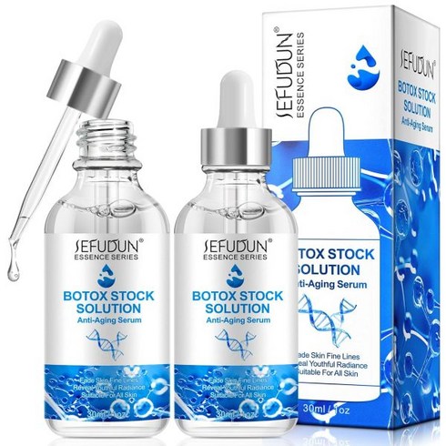 Botox Stock Solution 안면 얼굴세럼 2 pack Anti Aging 세럼 For 페이스 얼굴 Instant Tightening Reduce Fine Lines Wr