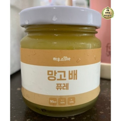 하우스맘마 이유식 아기 간식 퓨레 망고배/사과배/푸룬바나나사과, 18개, 95ml, 푸룬바나나사과