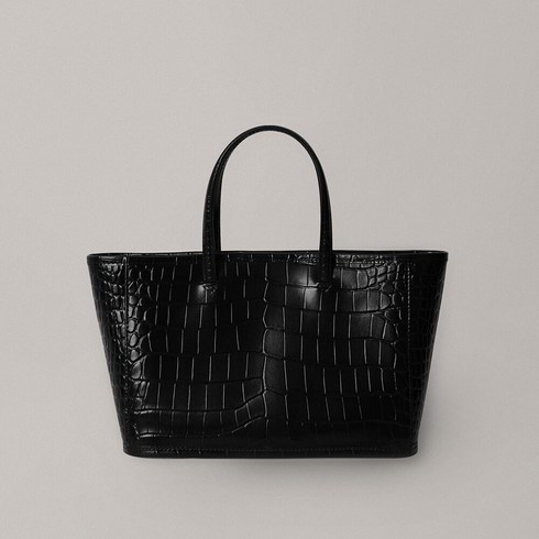 낫띵리튼 Ain croco tote bag (Black)