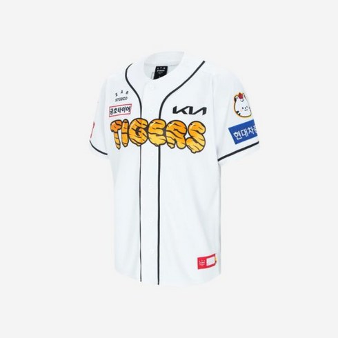 해태타이거즈유니폼 - 아이앱 스튜디오 x 기아 타이거즈 갸린이 유니폼 화이트 (논 마킹 버전) IAB Studio KIA TIGERS Kids Uniform White (Non Marking Ver.)