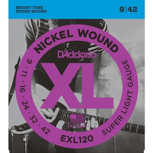 [프리버드] 다다리오 일렉줄 [EXL120] (009-042), EXL120