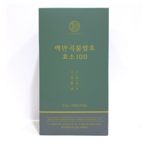 활강원 백만곡물발효효소100 2.5g * 100 스틱, 1개