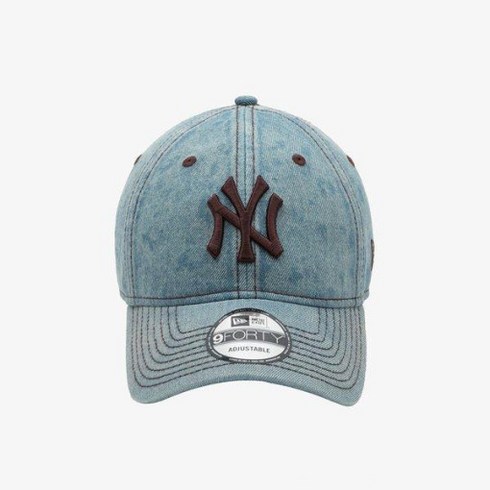 뉴에라 MLB 뉴욕 양키스 데님 언스트럭쳐블캡 블루 볼캡 야구모자 14205953