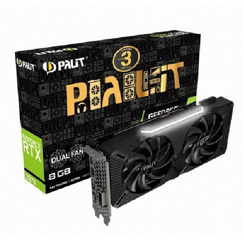 rtx2070 - PALIT 지포스 RTX 2070 Dual D6 8GB 중고 무상 AS1개월 1:1교체