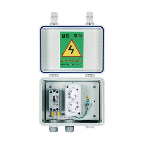 콘센트내장형 방수분전함 방수분전함 방수분전반, 1개