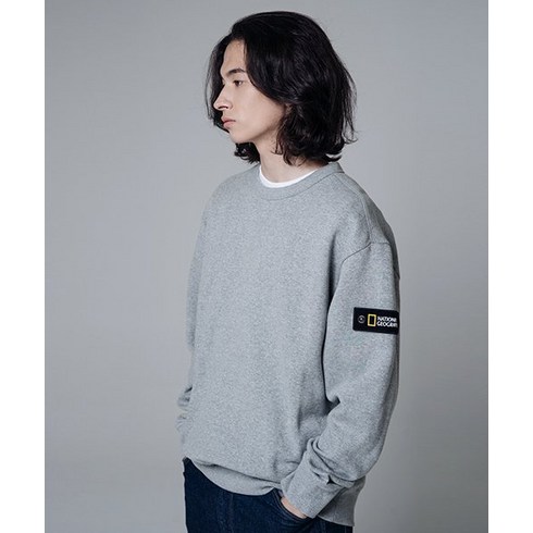 2023년 가성비 최고 n224usw901 - (국내매장/AS) 내셔널지오그래픽 N224USW901 스탠다드 벨룩스 세미 오버핏 기모 맨투맨 티셔츠 M GREY