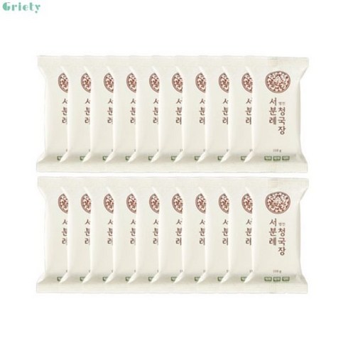 서일농원 서분례 명인 청국장 20팩 11203553, 20개, 110g