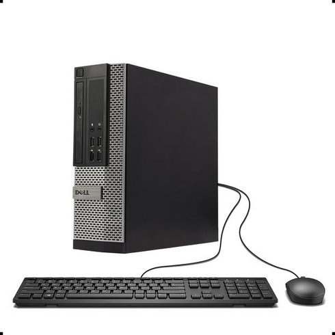 Dell OptiPlex 9020SFF Intel Core i54570 3.2GHz 16GB RAM 512GB SSD 솔리드 스테이트 DVDRW Windows 10 Pro 64비트, USB Keyboard Mouse Kit