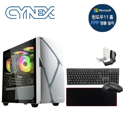 씨넥스PC 인텔 조립PC 리니지 롤 배그 디아블로 피파 메이플 스팀 프리미어 블렌더 포토샵 오피스 엑셀 영상편집 사무용 게임용 컴퓨터, 오피스06, 윈도우11 HOME FPP 정품